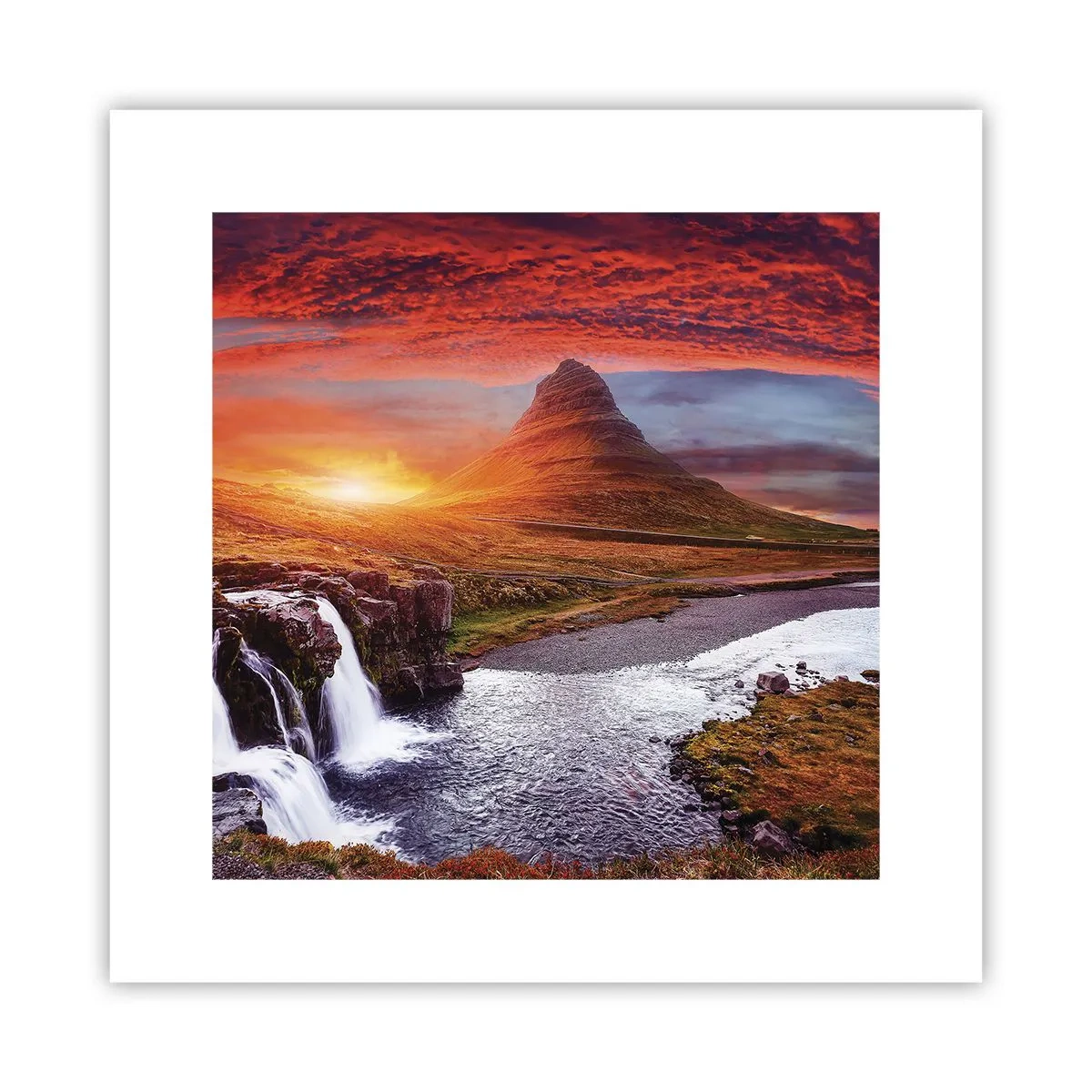 Poszter - Középfölde kilátása - 30x30 cm