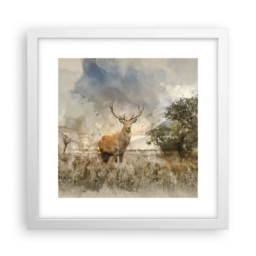 Poszter fekete keretben - Becsület – erő – méltóság - 30x30 cm