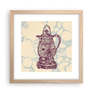 Poszter világos tölgy keretben - A mindennapi élet szépsége - 30x30 cm