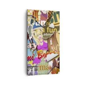 Vászonkép - Nyári visszaemlékezések - 55x100 cm