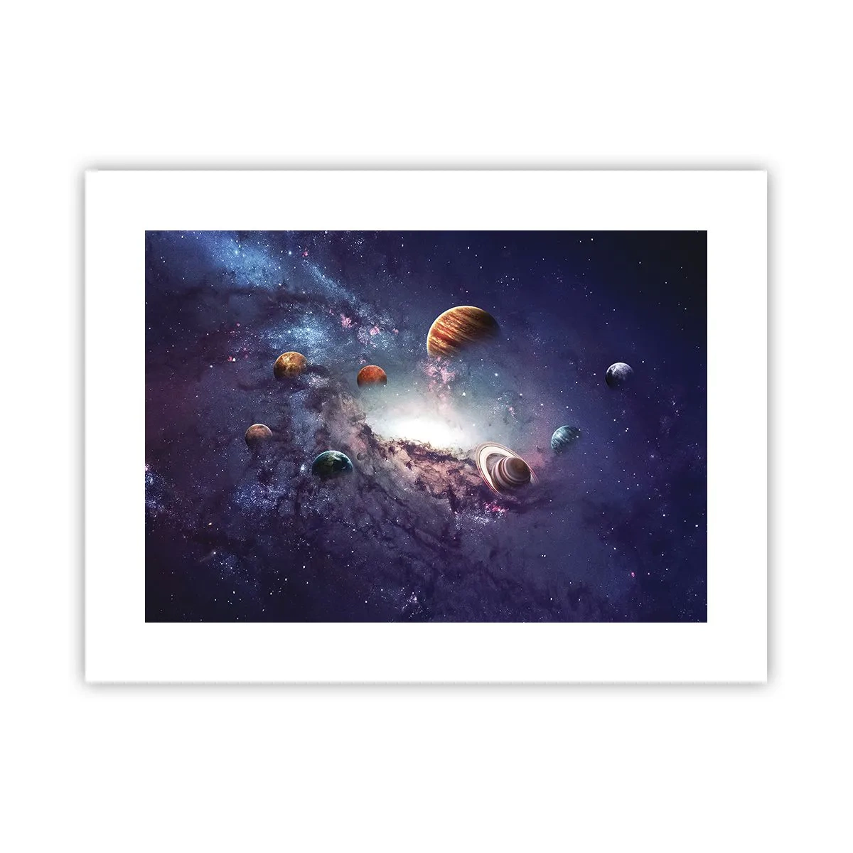 Poszter - Napos táncrendszer - 40x30 cm