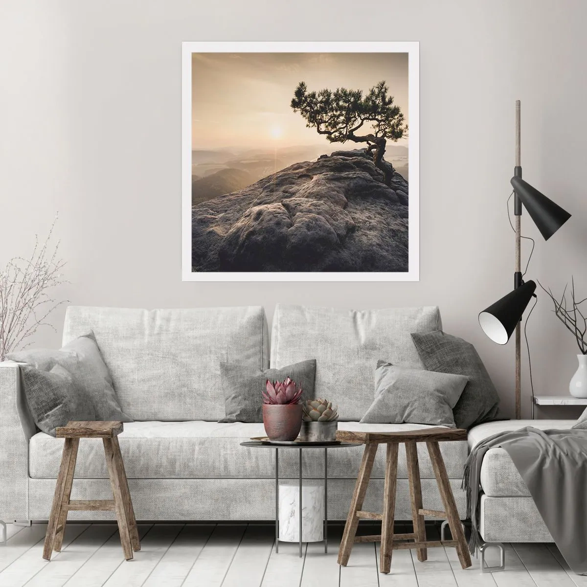 Poszter - Az élet mindig győz - 60x60 cm