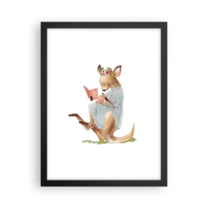 Poszter fehér keretben - Olvass nekem anya - 30x40 cm