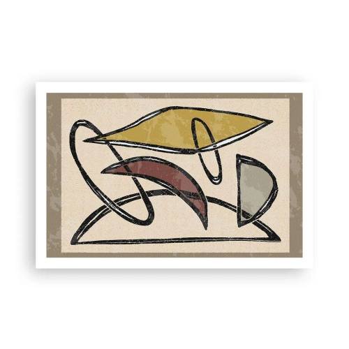 Poszter - Függőlegesek és vízszintek - 91x61 cm
