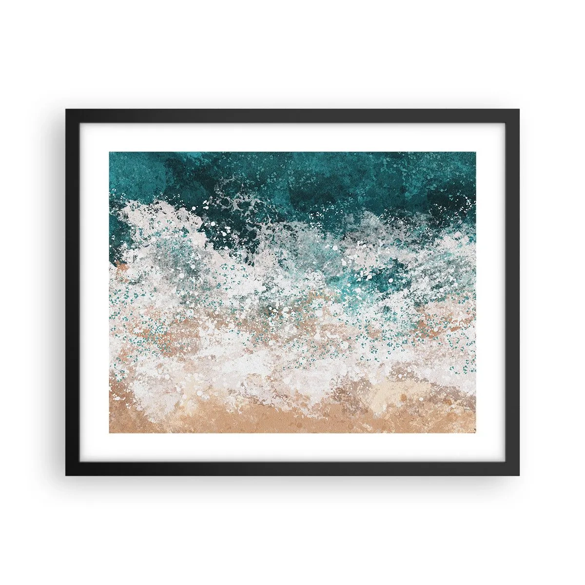 Poszter fehér keretben - Tengeri történetek - 50x40 cm