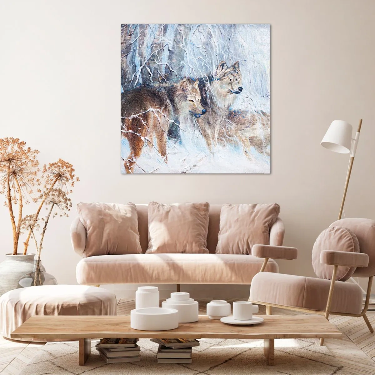 Vászonkép - Figyelem! Közeledik… - 60x60 cm