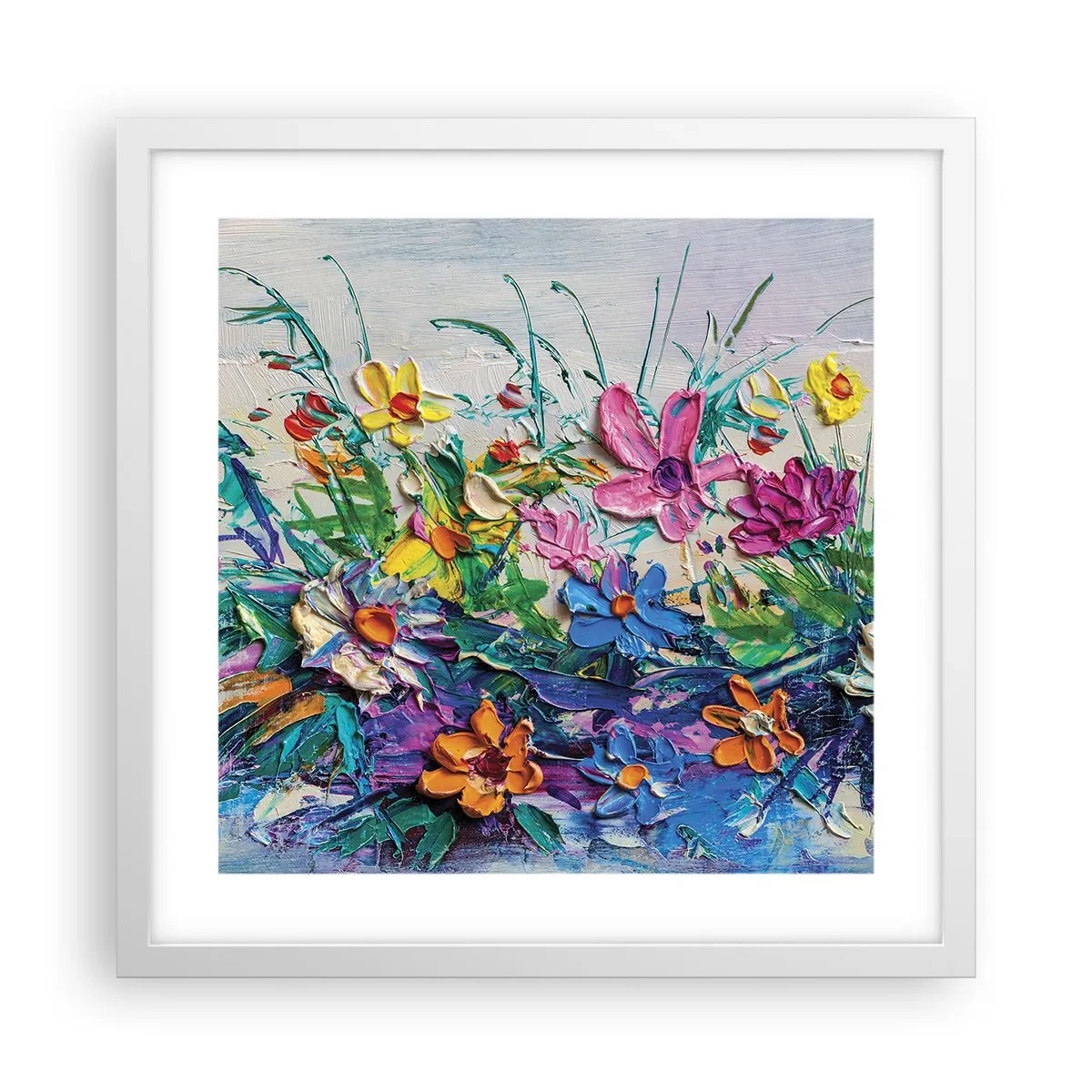 Poszter fekete keretben - Egyáltalán nem csendélet - 40x40 cm