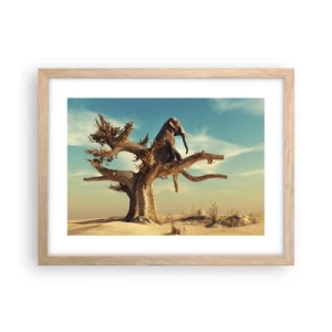 Poszter világos tölgy keretben - Egy új nézőpont - 40x30 cm