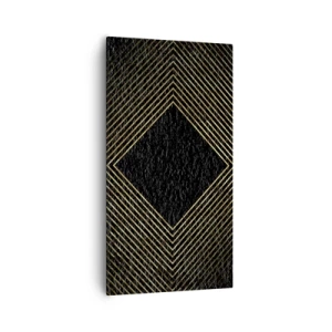 Vászonkép - Geometria glamour stílusban - 55x100 cm