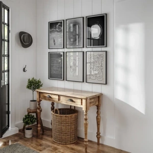 Scandinavian entrance - Inspiráció a teremhez