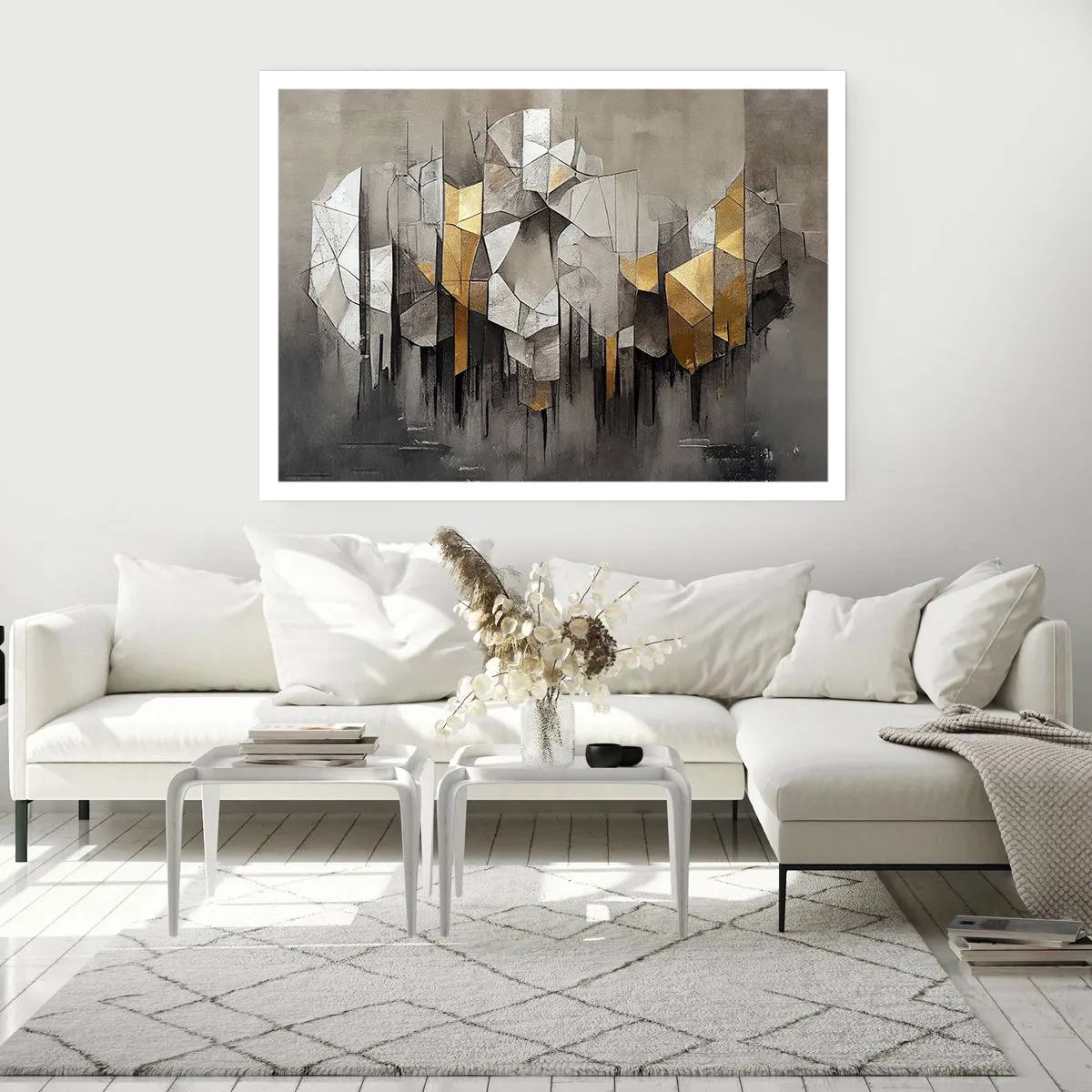 Poszter - Kompozíció jégből és fényből - 100x70 cm