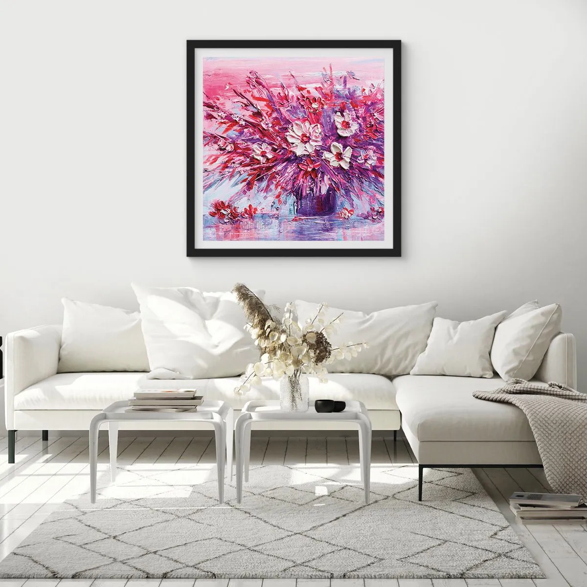 Poszter fehér keretben - Ártatlanság és szenvedély - 50x50 cm