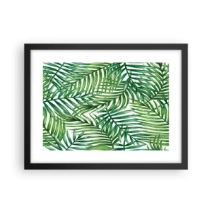 Poszter fehér keretben - A zöld lombkorona alatt - 40x30 cm