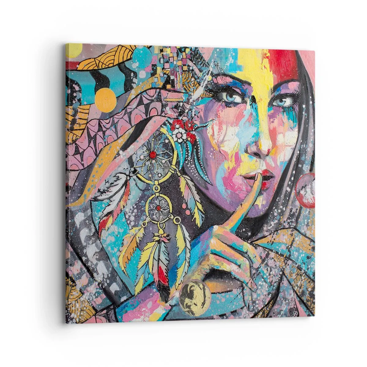 Vászonkép - Maradj csendben, amíg meg nem érted - 70x70 cm