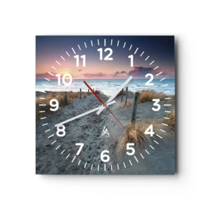 Falióra, Óra - Kiöntöttél egy sugárzó szivárványos fényt... - 30x30 cm