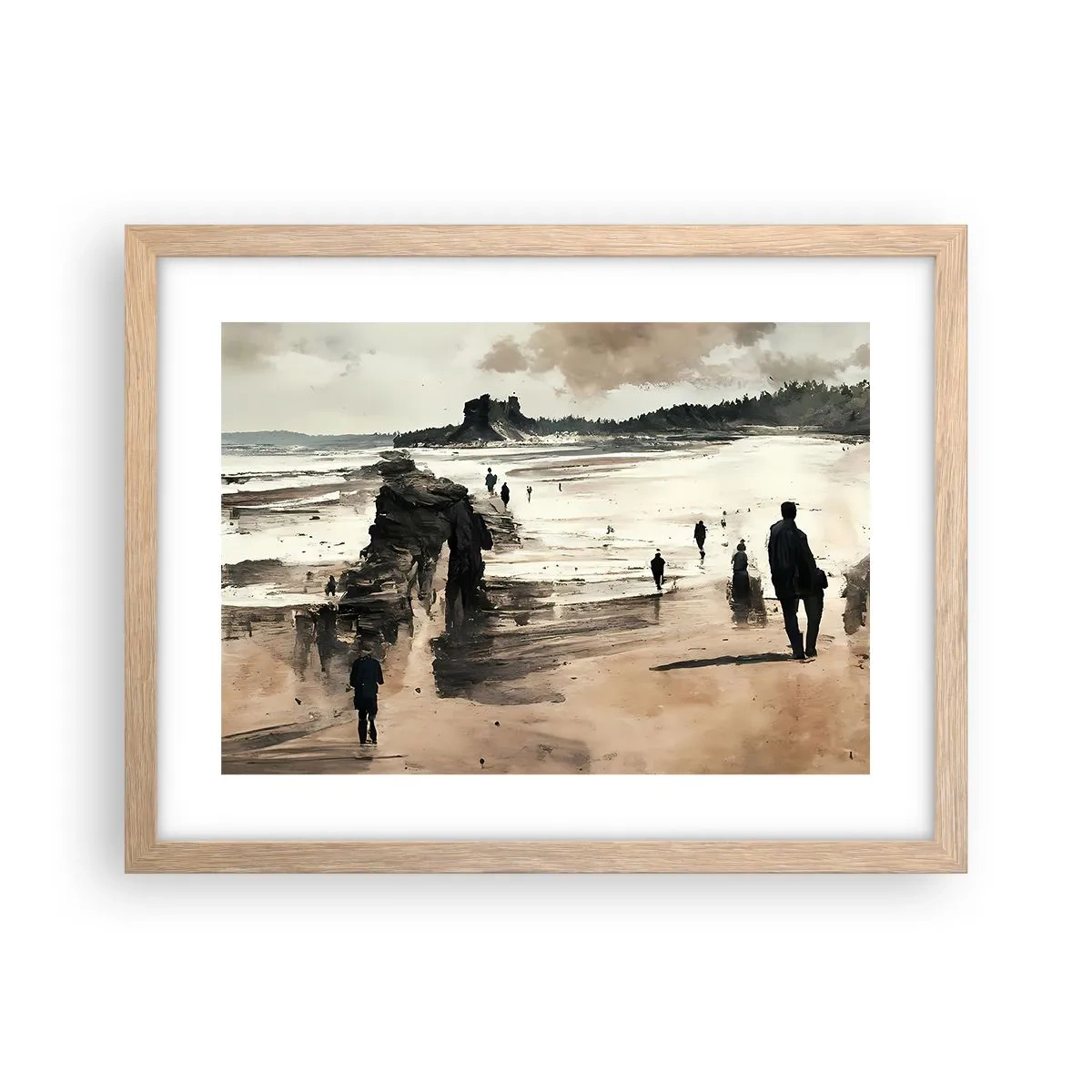 Poszter világos tölgy keretben - Megidézett - 40x30 cm