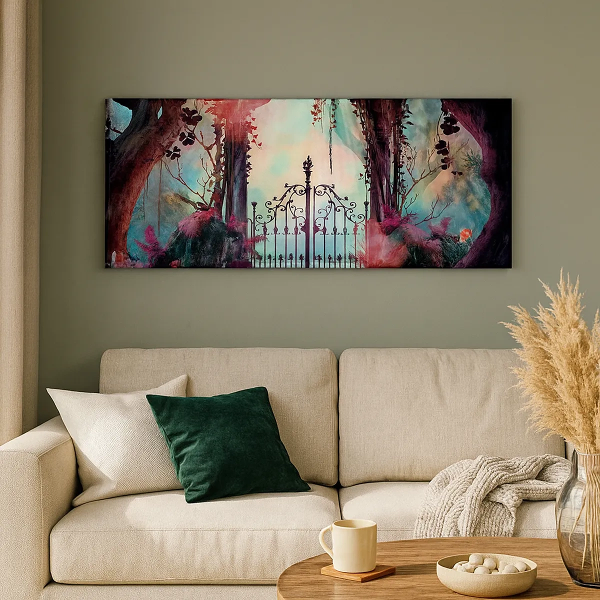 Vászonkép - Titkos kert - 30x30 cm