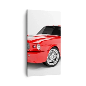 Vászonkép - Mustang olyan gyors, mint a szél - 45x80 cm