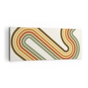 Vászonkép - Cikkcakkban a célba - 120x50 cm