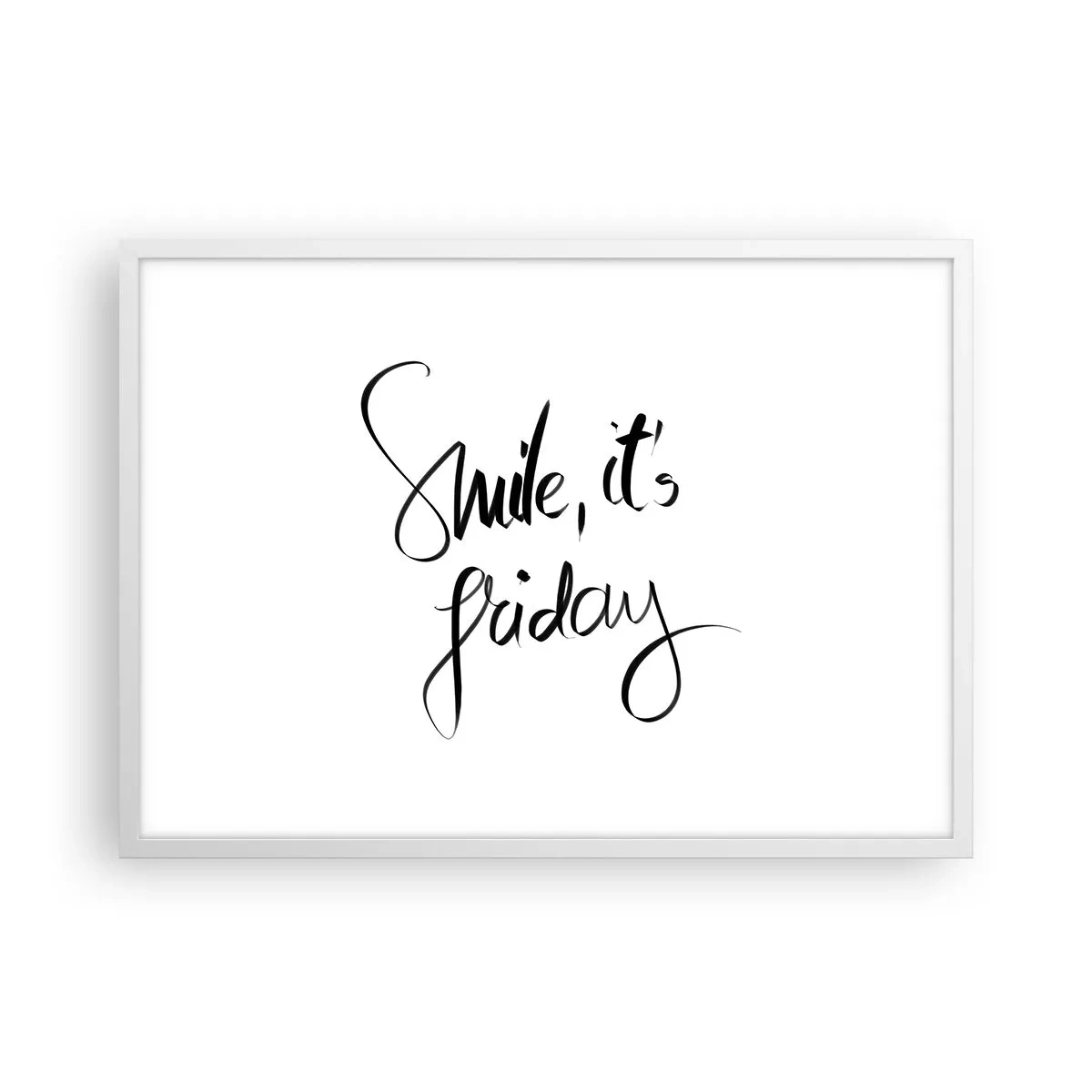 Poszter fekete keretben - Igazi öröm - 70x50 cm