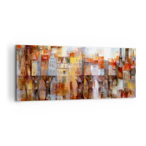 Vászonkép - A híd alatt is gyönyörű - 120x50 cm