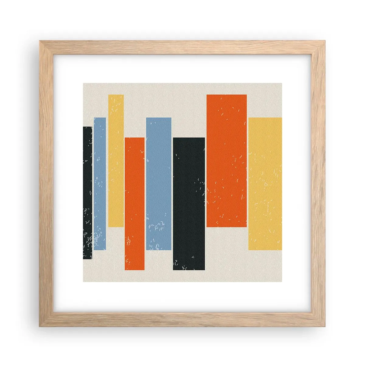 Poszter világos tölgy keretben - Zenei felvétel - 30x30 cm