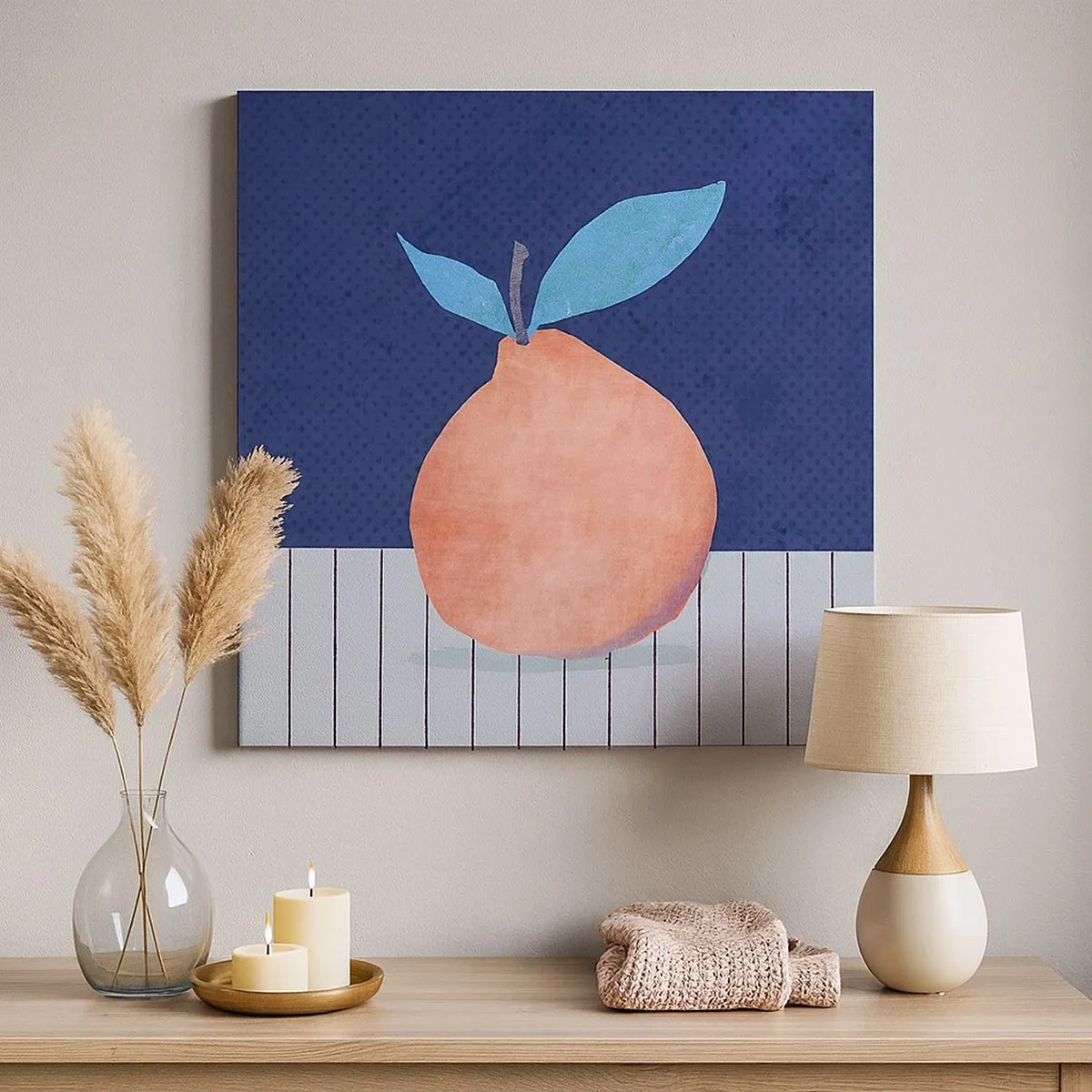 Vászonkép - Domborúság és sík - 30x30 cm