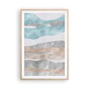 Poszter világos tölgy keretben - A meghittség tanulmánya - 61x91 cm