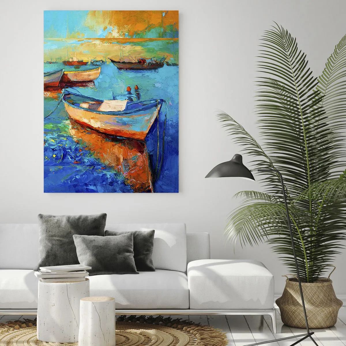 Üveg kép - A déli öbölben - 50x70 cm