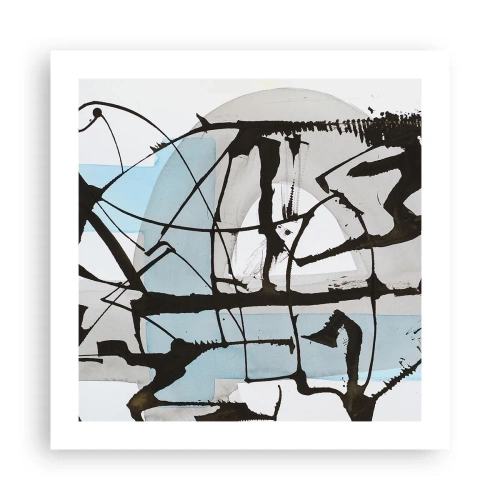 Poszter - Mindennek ellenére kék - 50x50 cm