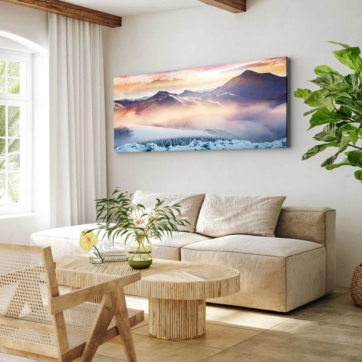 Vászonkép - A természet ereje és tisztasága - 160x50 cm