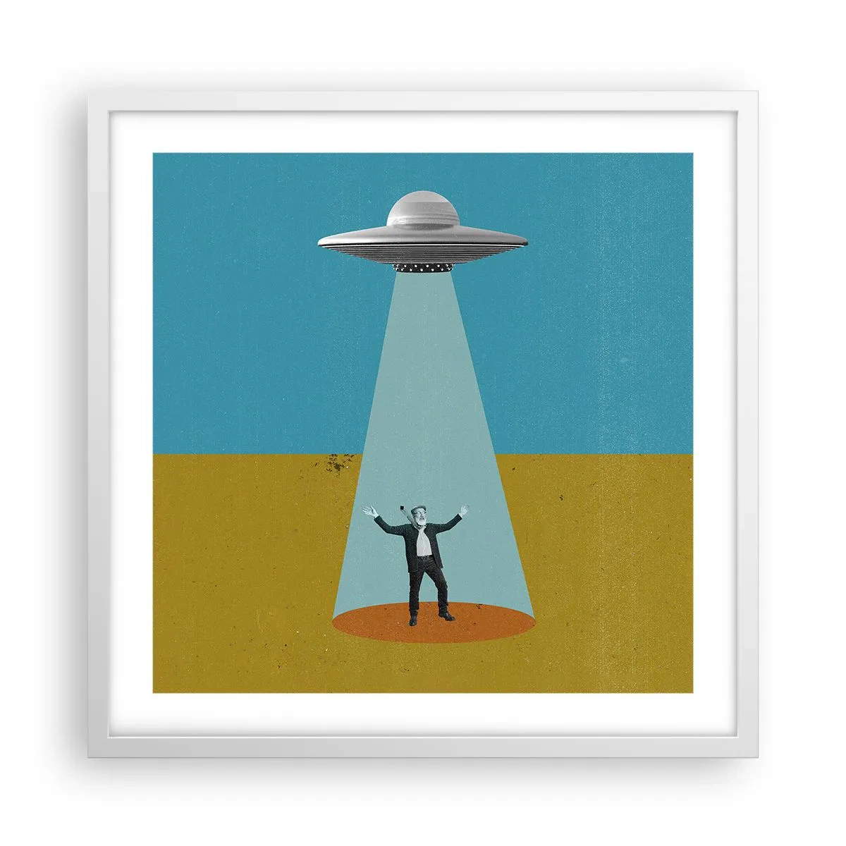 Poszter fekete keretben - Közeli találkozás - 50x50 cm