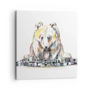 Vászonkép - Hogy lehet így élni? - 70x70 cm