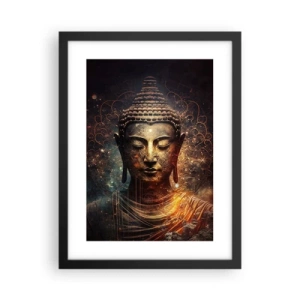 Poszter fehér keretben - Spirituális egyensúly - 30x40 cm