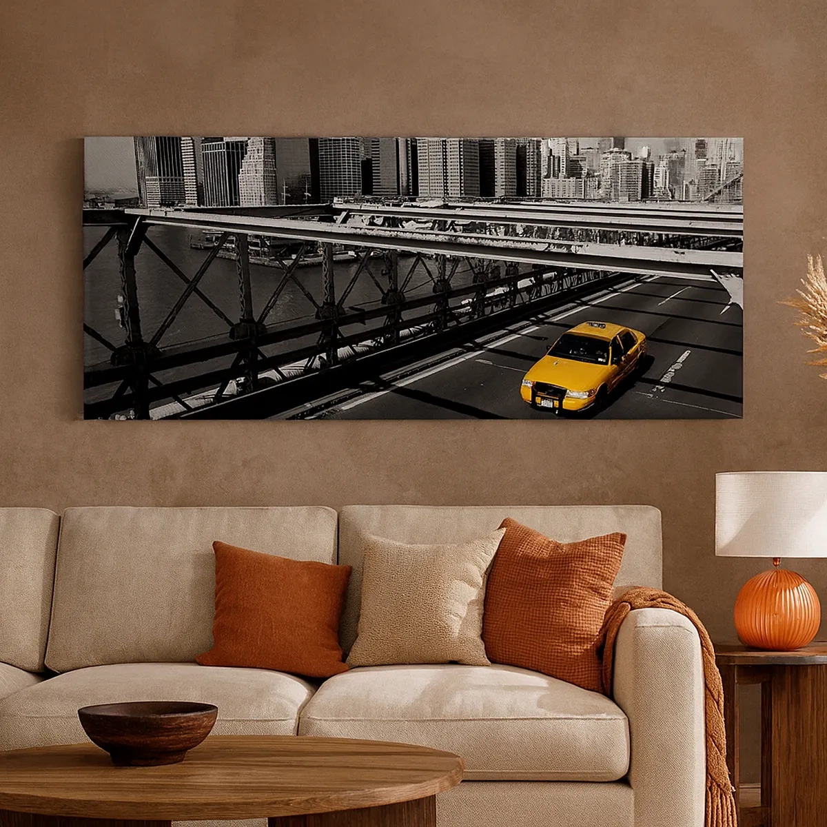 Vászonkép - Nagy város színei - 30x30 cm