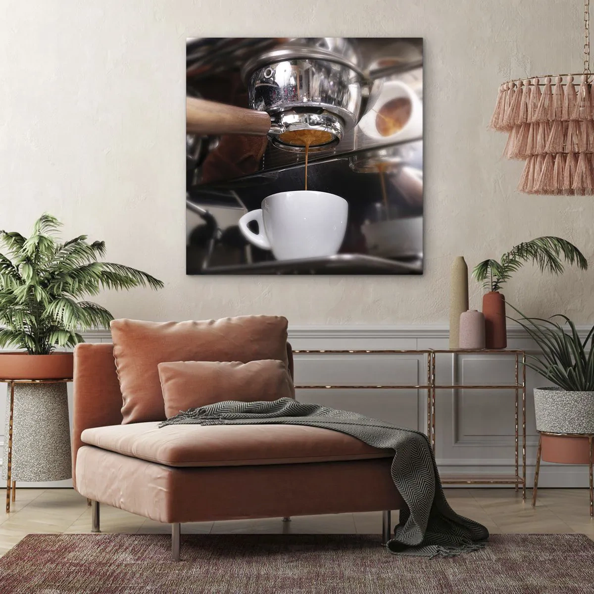 Vászonkép - A nap egy jó pillanata - 70x70 cm