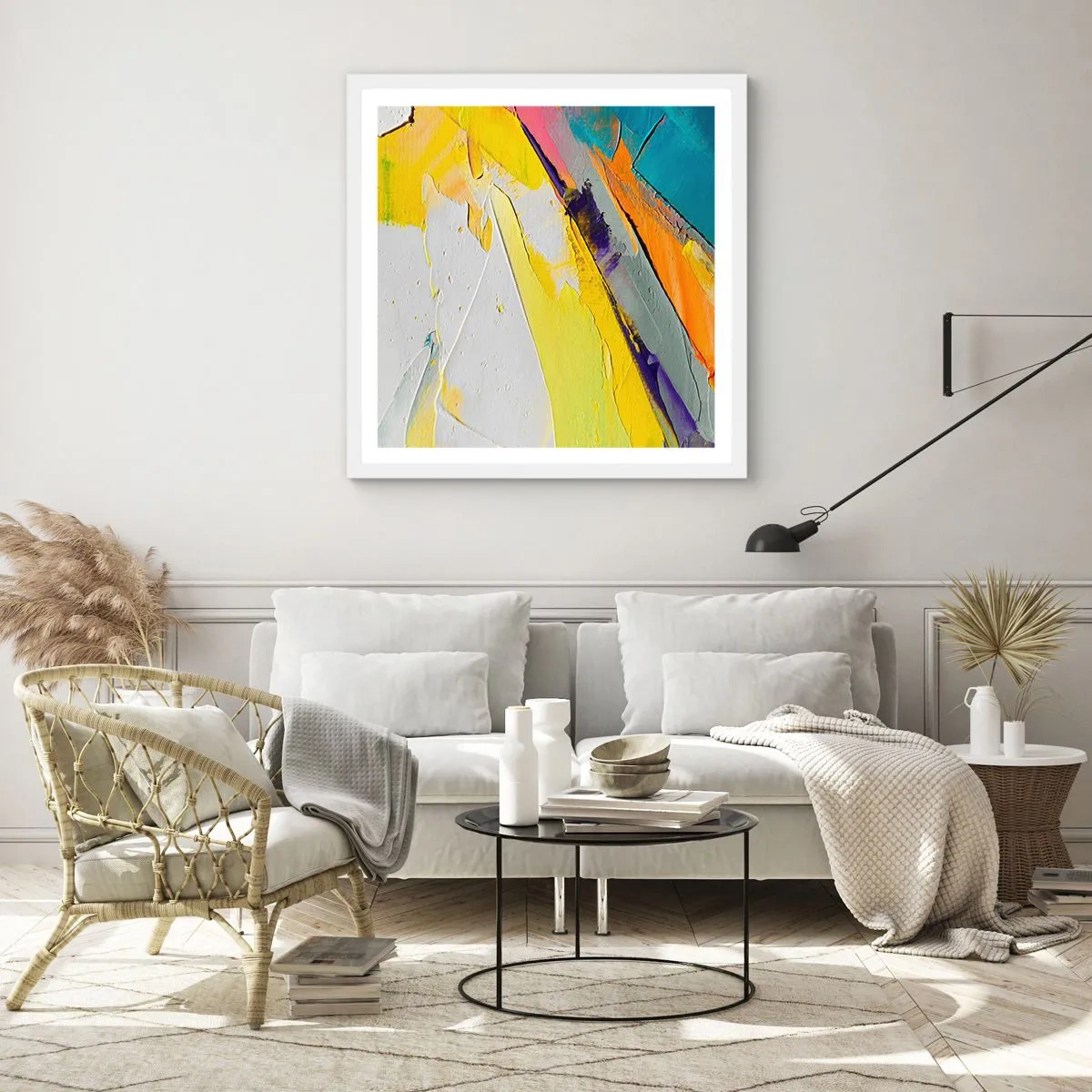 Poszter fekete keretben - A fény anatómiája - 40x40 cm