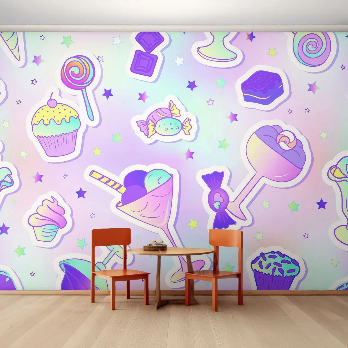 Fotótapéta Standard Eco - Hogy minden nap születésnap legyen - Gyerekeknek, Cukorka, Nyalóka - 200x140 cm