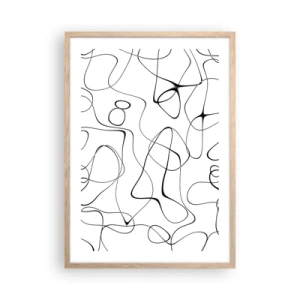 Poszter világos tölgy keretben - Életutak, sorsok - 50x70 cm