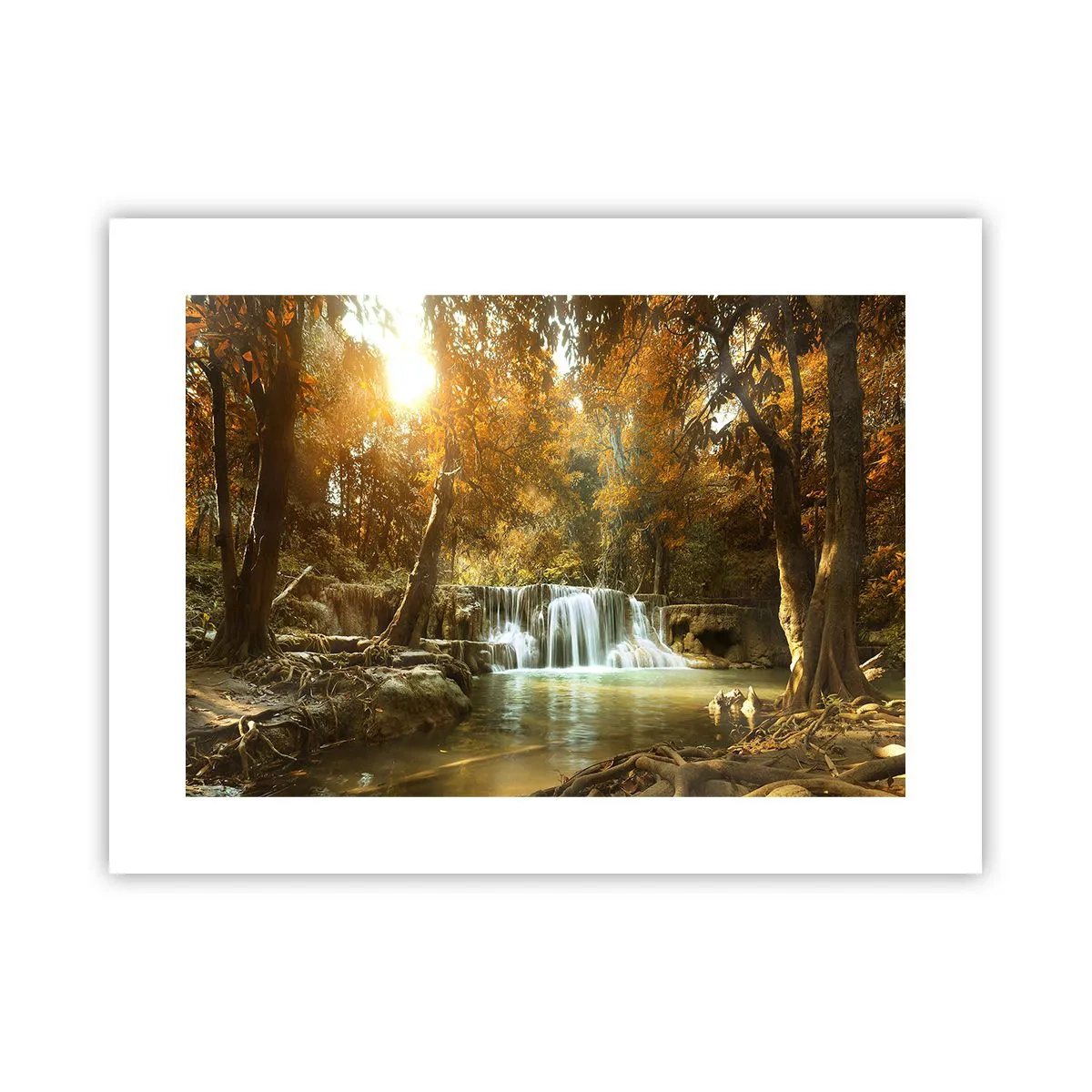 Poszter - Park kaszkád - 40x30 cm