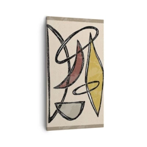 Vászonkép - Függőlegesek és vízszintek - 45x80 cm