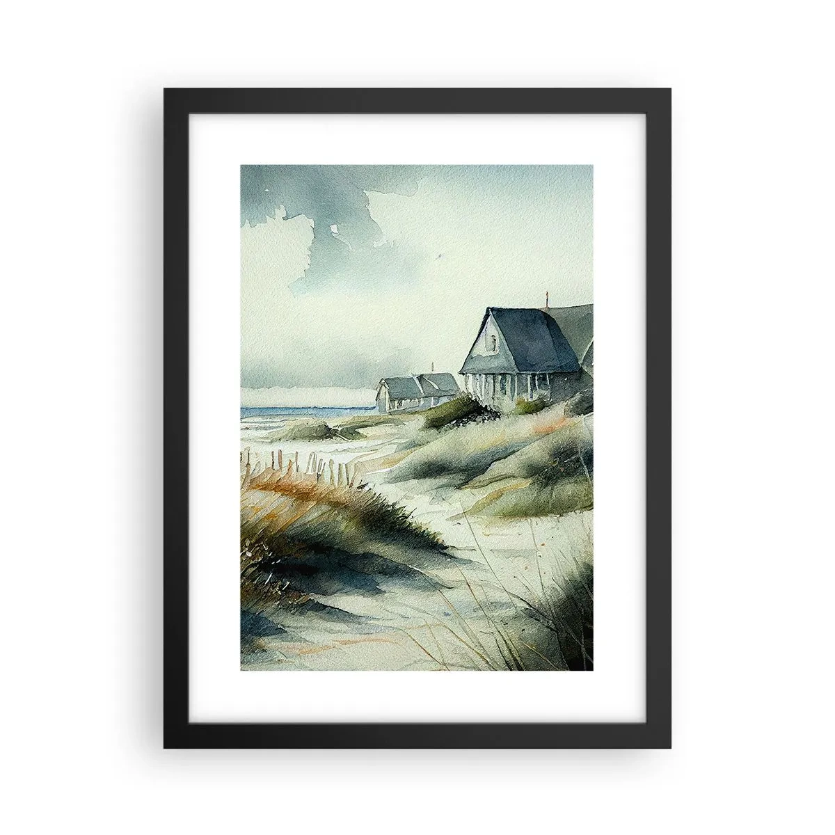 Poszter fehér keretben - Távol a nyüzsgéstől  - 30x40 cm