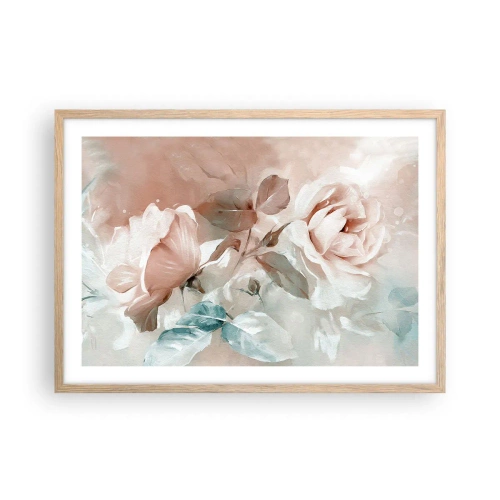 Poszter világos tölgy keretben - A romantika szelleme - 70x50 cm