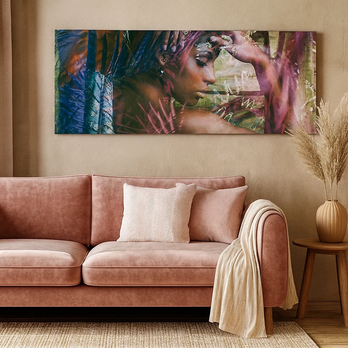 Vászonkép - Anyatermészet a dzsungelben - 30x30 cm