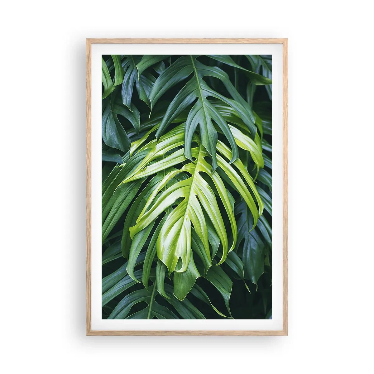 Poszter világos tölgy keretben - Merüljön el a frissességben - 61x91 cm