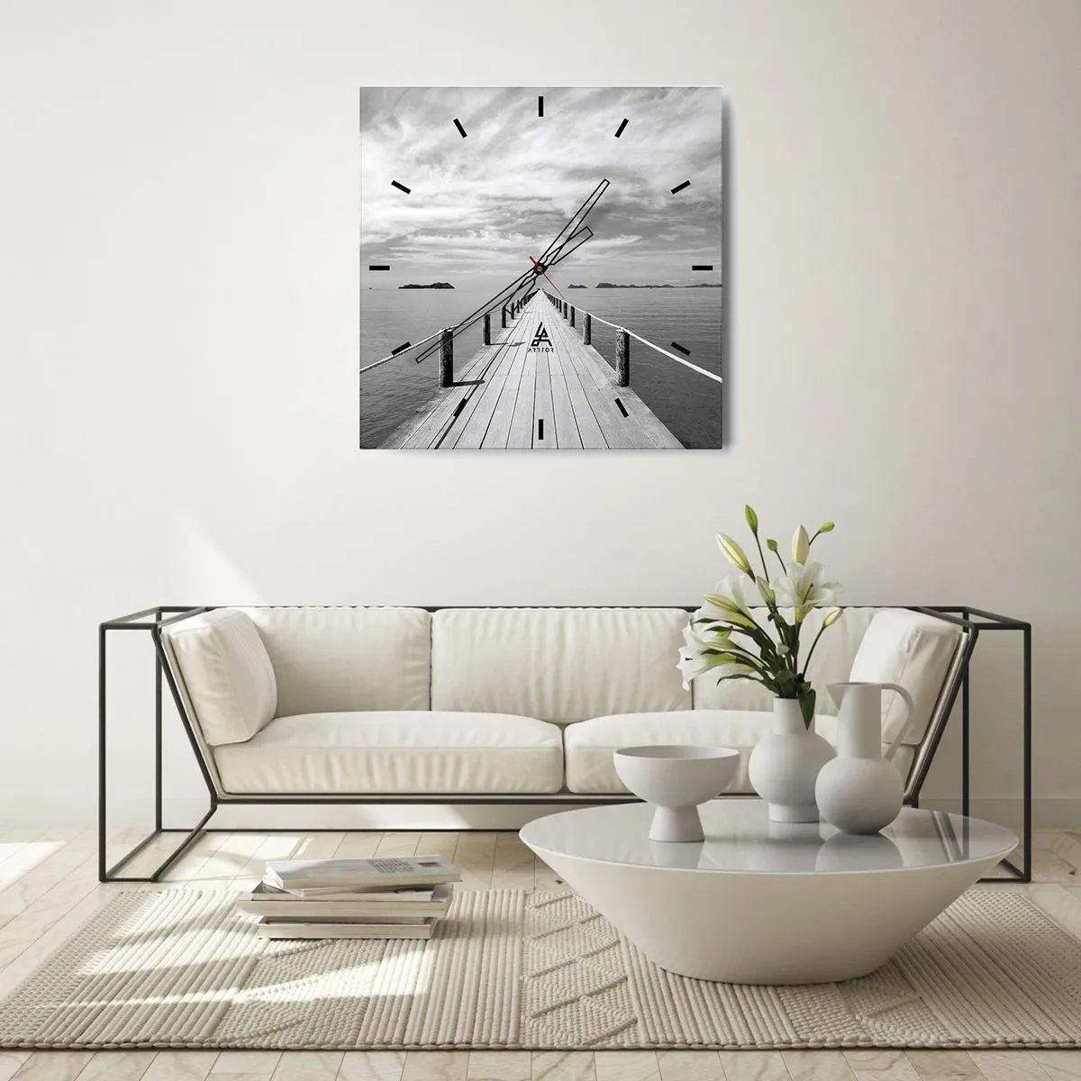 Falióra, Óra - Talán egy kirándulás... - 30x30 cm