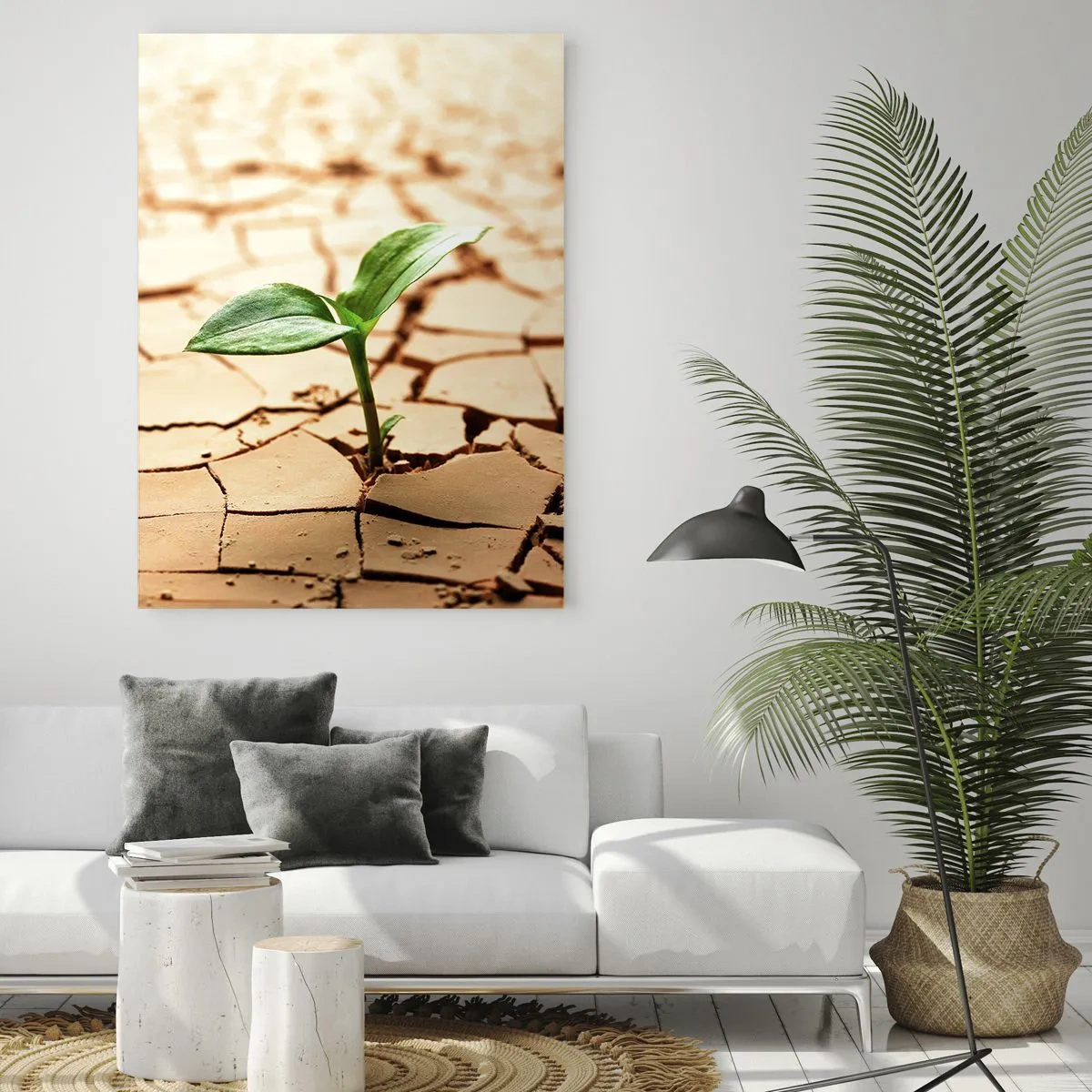 Üveg kép - Az élet fékezhetetlen ereje - 50x70 cm