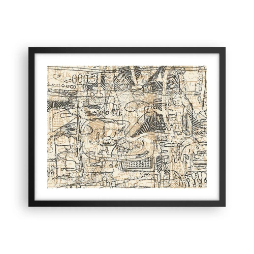 Poszter fehér keretben - Dekódolásra vár - 50x40 cm