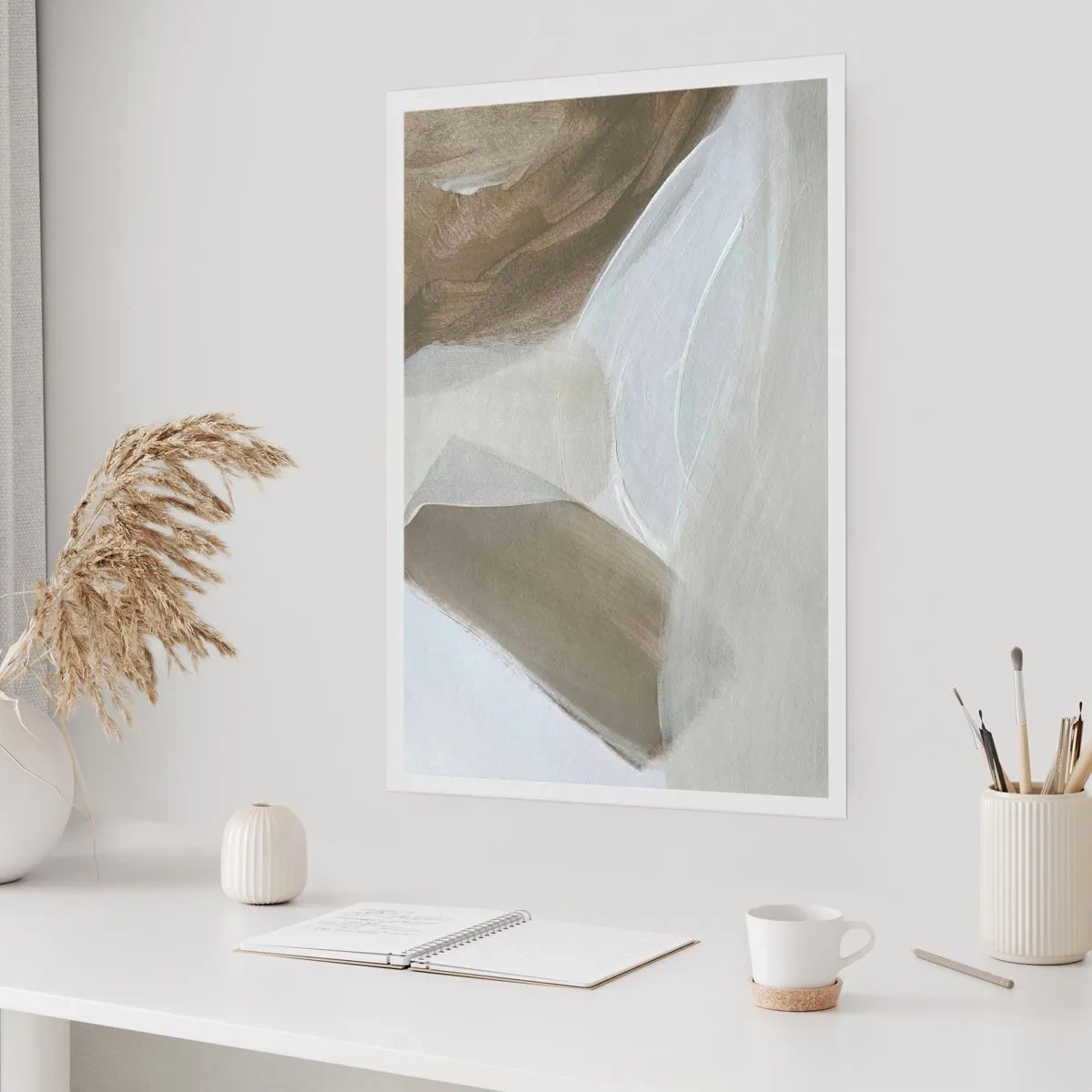 Poszter - Fehér hullámai - 61x91 cm