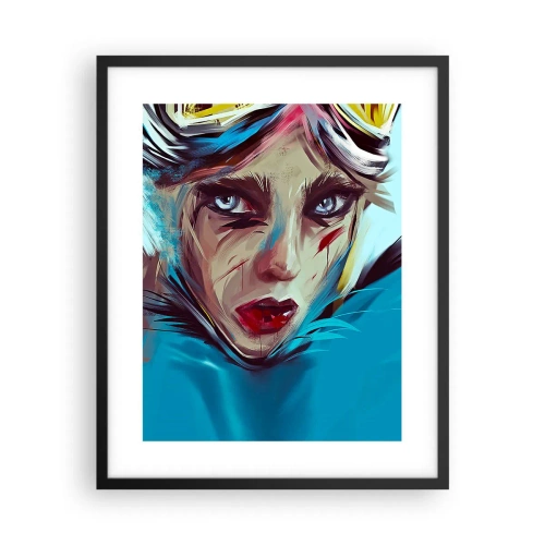 Poszter fehér keretben - Utcai harcos - 40x50 cm